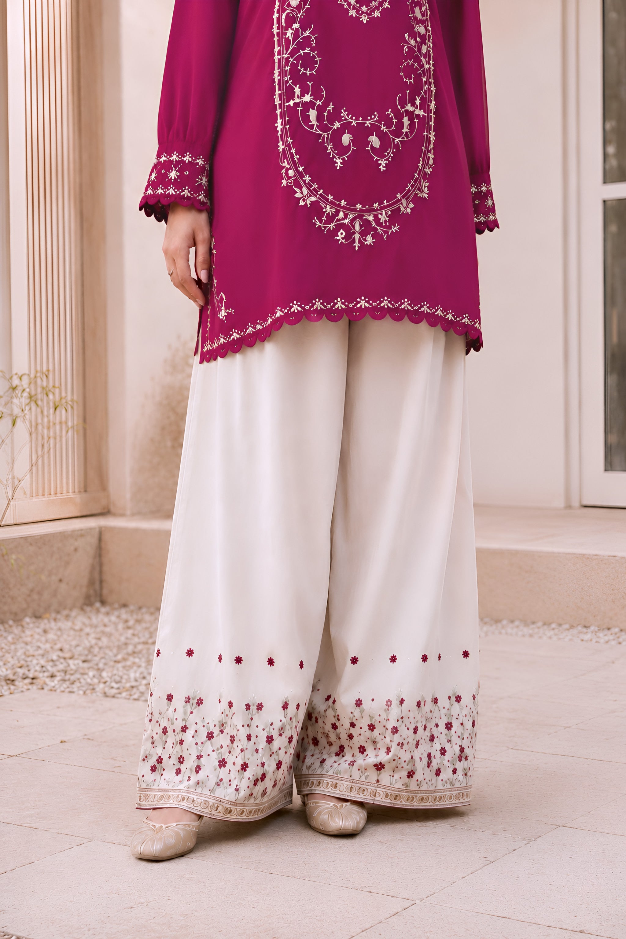 Vintage Emb. Lawn 2PC Dress
