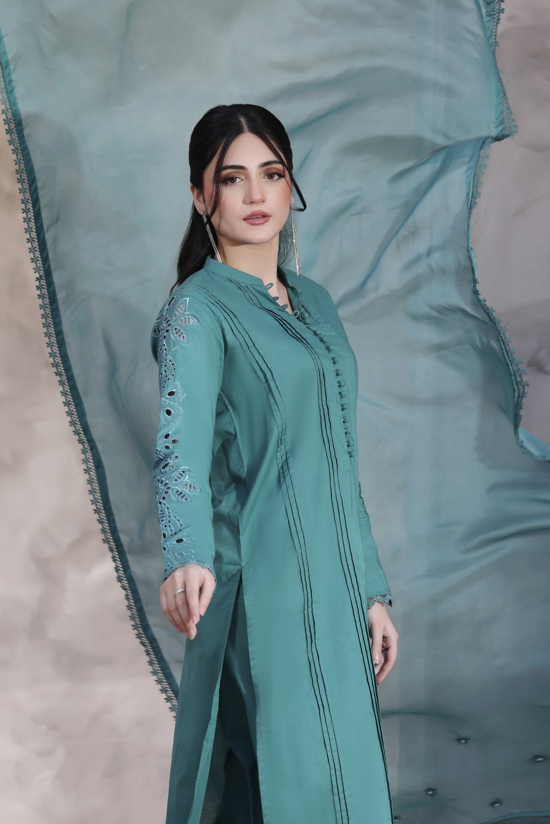 Zircon Embroidered 3PC Lawn Dress