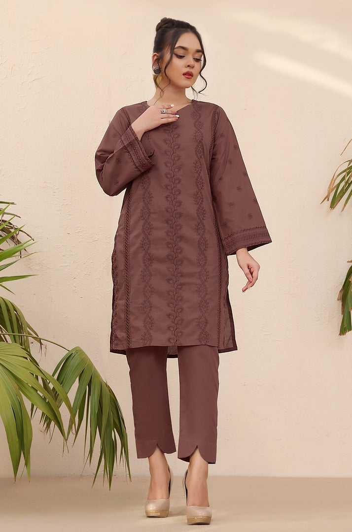 Bruno Stitched 2pc Embroidered Suit