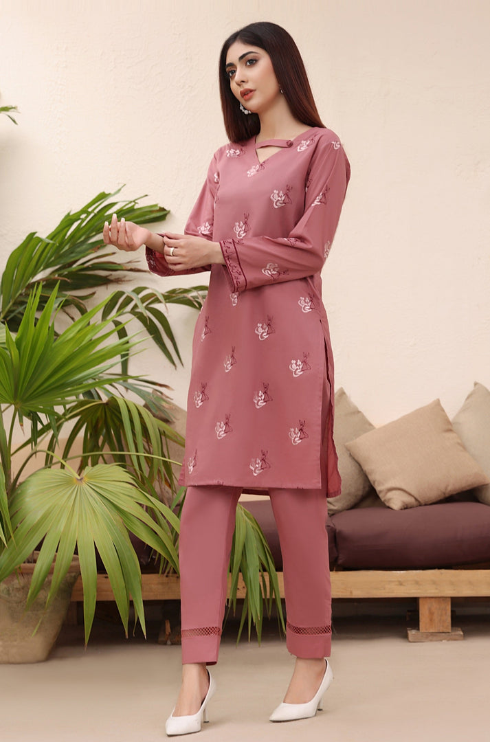 Ghalib Stitched 2pc Embroidered Suit