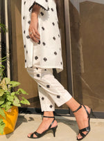 Load image into Gallery viewer, Monochrome Stitched 2 Piece Embroidered Cotton Suit