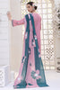 Daisy Pink Stitched 3pc Embroidered Suit