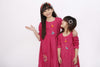 Dove Stitched 2pc Embroidered Kids Suit