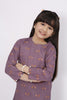 Mini-me Stitched 2pc Embroidered Kids Suit