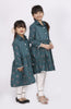 Butterfly Stitched 2pc Embroidered Kids Suit