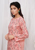 Coral Cloud Embroidered 2PC Dress
