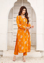Load image into Gallery viewer, Autumn Stitched 2 Piece Embroidered Cotton Suit