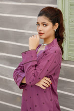 Load image into Gallery viewer, Bright Stitched 2 Piece Embroidered Cotton Suit
