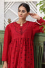 Jester Red 2pc Stitched Embroidered Frock