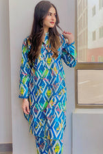 Load image into Gallery viewer, Diamond Stitched 2 Piece Printed Lawn Cotton Suit