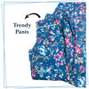 Tropical Blue Stitched 2pc Printed Suit