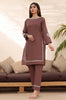 Russet Stitched 2pc Embroidered Suit